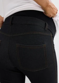 Hot Elastische Umstands-Leggings in Jeansoptik Damen Bekleidung·Blazer|Umstandsmode