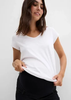 Hot Elastische Umstands-Leggings in Jeansoptik Damen Bekleidung·Blazer|Umstandsmode