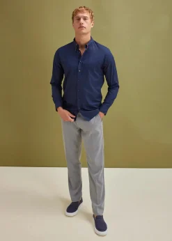 Herren bonprix Hosen|Große Größen|elegante Hose mit Bügelfalte, Regular Fit