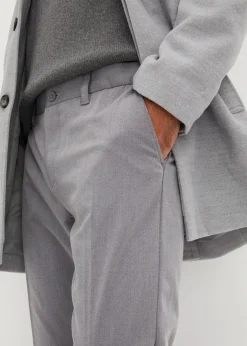 Herren bonprix Hosen|Große Größen|elegante Hose mit Bügelfalte, Regular Fit