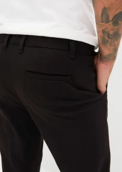 New elegante Hose mit Bügelfalte, Regular Fit Herren Hosen|Große Größen