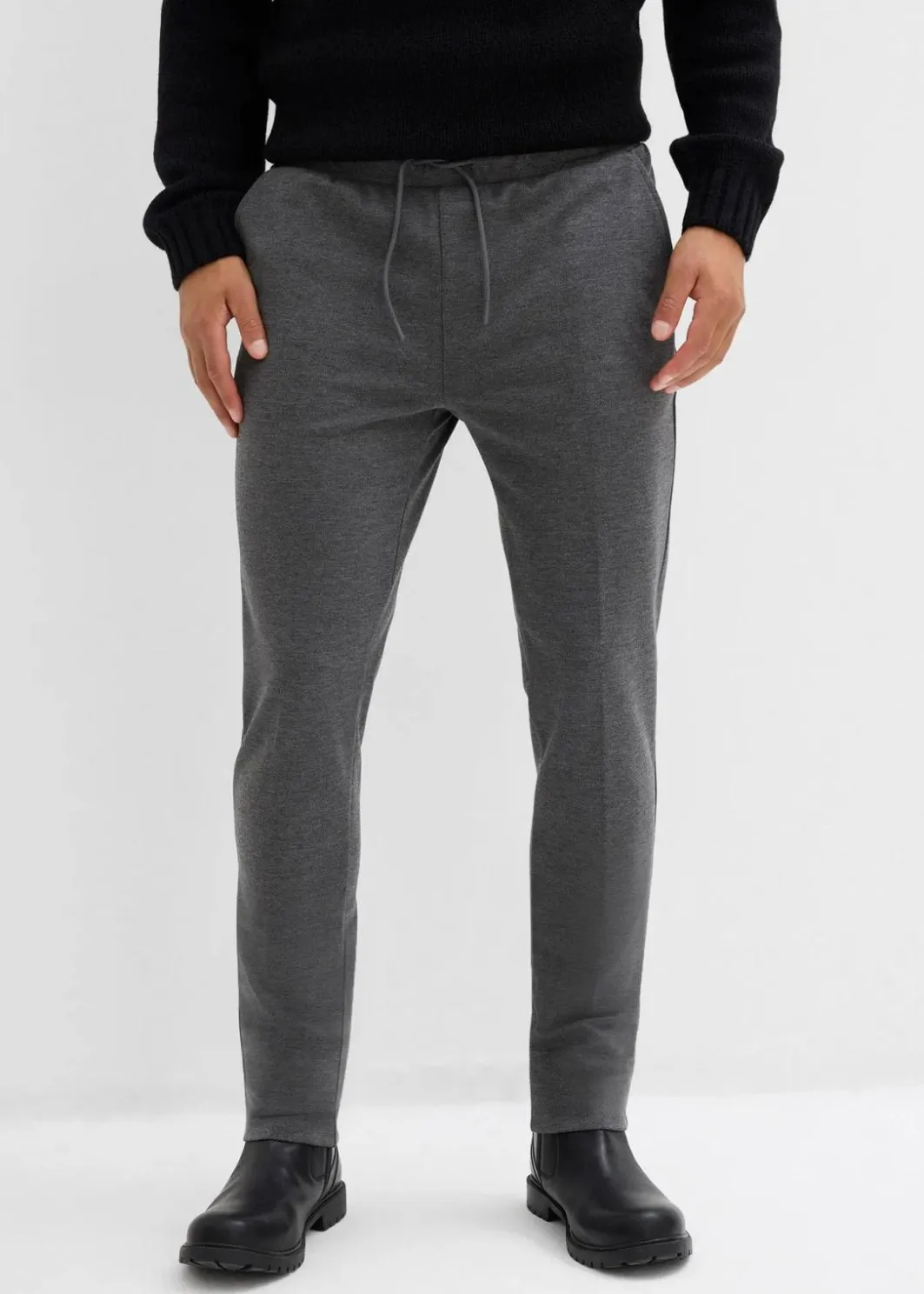 Herren bonprix Große Größen|Hosen|elegante Super-Stretchhose mit Komfortbund, Slim Fit