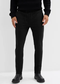 Herren bonprix Hosen|Große Größen|elegante Super-Stretchhose mit Komfortbund, Slim Fit