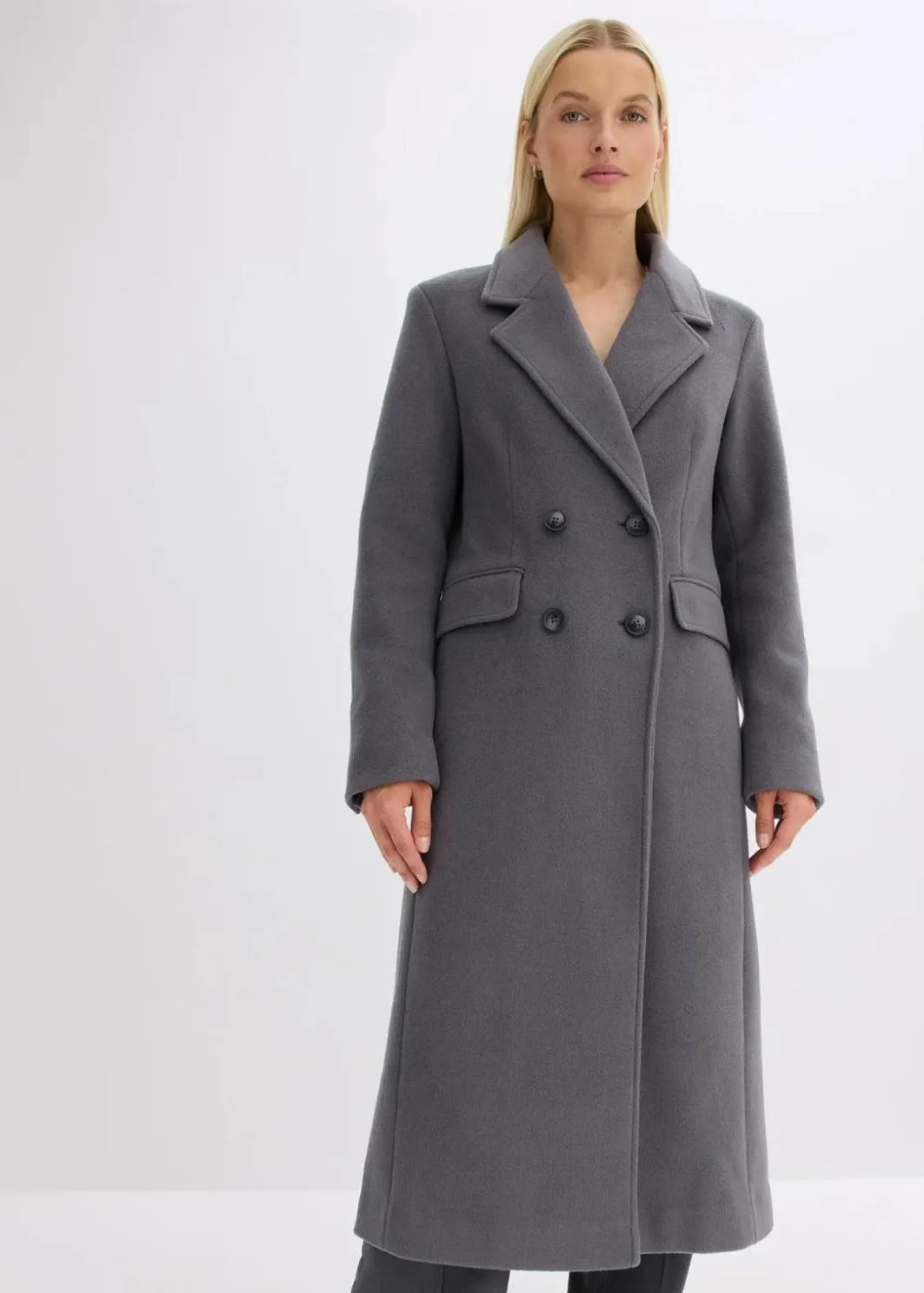 Clearance Eleganter Zweireihiger Mantel Damen Bekleidung·Hosen|Jacken & Mäntel