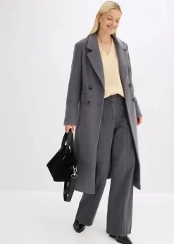 Clearance Eleganter Zweireihiger Mantel Damen Bekleidung·Hosen|Jacken & Mäntel