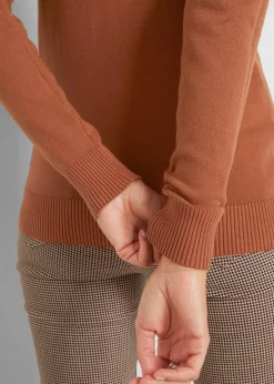 Damen bonprix Pullover & Strickjacken|Basics|Enge Feinstrickjacke