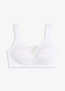 Damen bonprix Wäsche·Große Cups D-H|Wäsche·Bhs|Entlastungs-BH ohne Bügel mit gepolsterten Trägern
