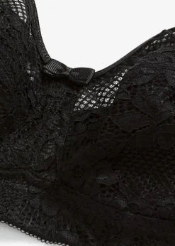 Online Entlastungs-BH ohne Bügel mit gepolsterten Trägern Damen Große Cups D-H|Nachhaltigere Materialien
