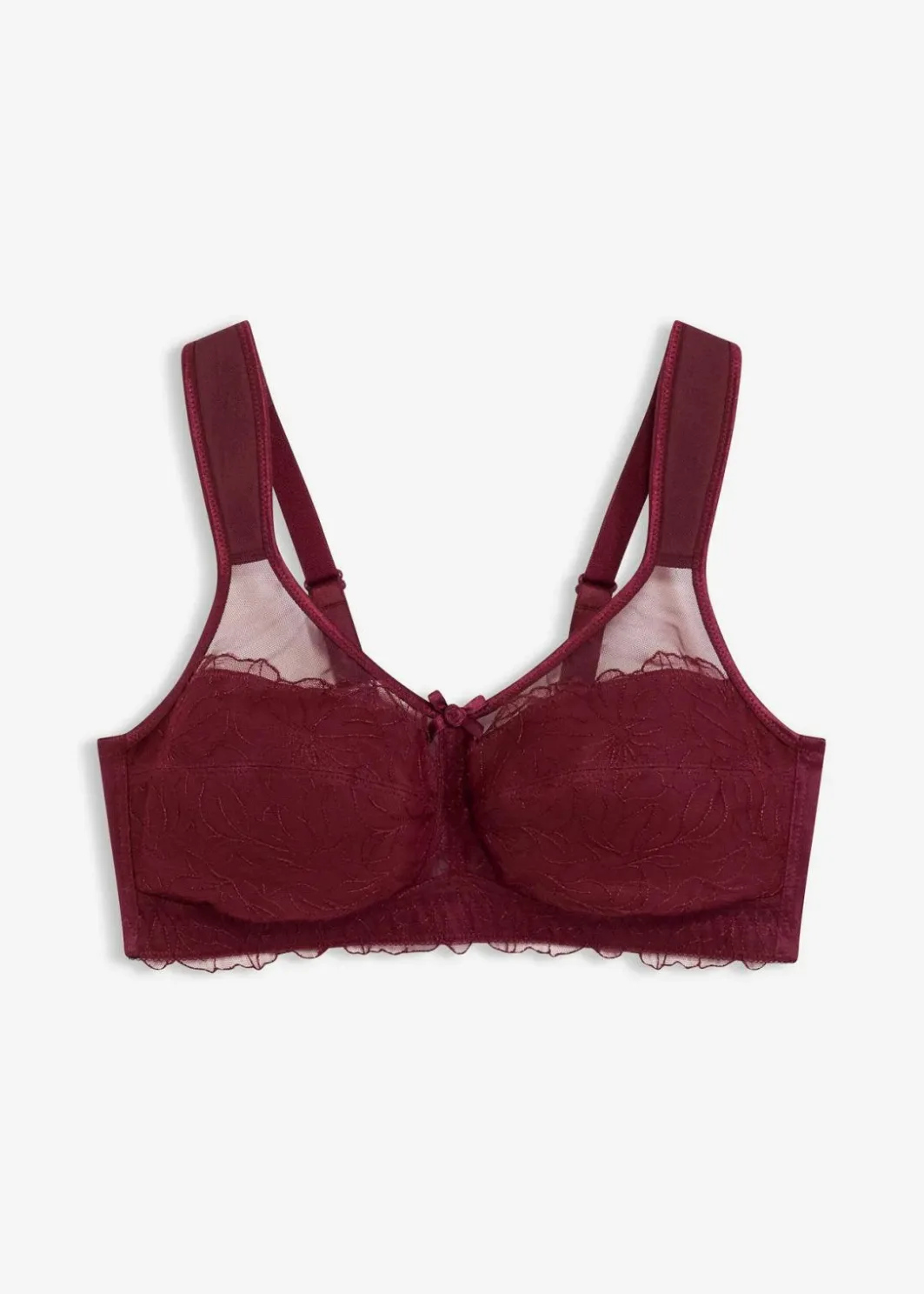 Entlastungs-BH ohne Bügel mit gepolsterten Trägern Damen Wäsche·Große Cups D-H|Wäsche·Bhs