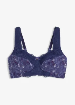 Damen bonprix Große Cups D-H|Nachhaltigere Materialien|Entlastungs-BH ohne Bügel mit gepolsterten Trägern