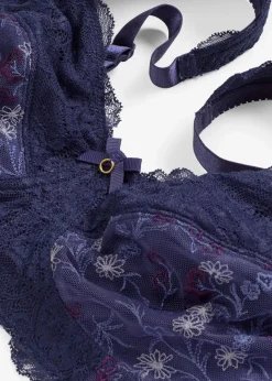 Damen bonprix Große Cups D-H|Nachhaltigere Materialien|Entlastungs-BH ohne Bügel mit gepolsterten Trägern