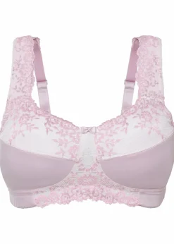 Damen bonprix Wäsche·Große Cups D-H|Wäsche·Bhs|Entlastungs-BH ohne Bügel mit gepolsterten Trägern