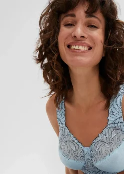 Discount Entlastungs-BH ohne Bügel mit gepolsterten Trägern Damen Wäsche·Große Cups D-H|Wäsche·Bhs