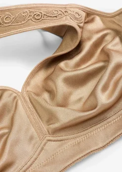 Damen bonprix Große Cups D-H|Nachhaltigere Materialien|Entlastungs-BH ohne Bügel mit gepolsterten Trägern