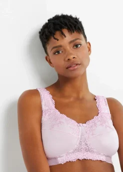 New Entlastungs-BH ohne Bügel mit gepolsterten Trägern Damen Wäsche·Große Cups D-H|Wäsche·Bhs