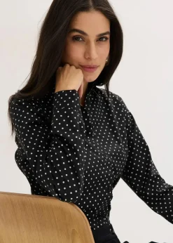 Damen bonprix Bekleidung·Jacken & Mäntel|Blusen & Tuniken|2er Pack Hemdblusen mit Baumwolle