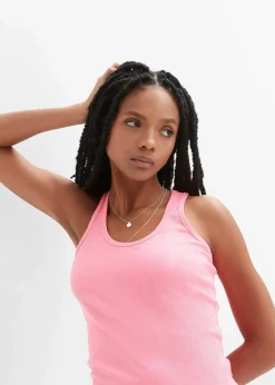 Hot 2er-Pack Ripp-Tanktop Damen Nachhaltigere Materialien|Shirts & Tops