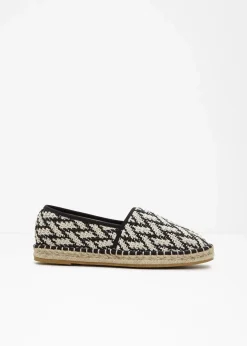 Discount Espadrilles in Bast-Optik Damen Strandmode|Slipper & Halbschuhe