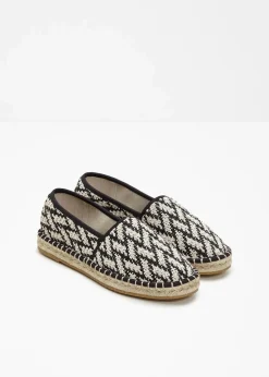 Discount Espadrilles in Bast-Optik Damen Strandmode|Slipper & Halbschuhe