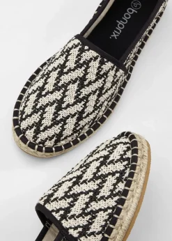 Discount Espadrilles in Bast-Optik Damen Strandmode|Slipper & Halbschuhe