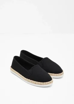 Clearance Espadrilles in Bast-Optik Damen Strandmode|Slipper & Halbschuhe