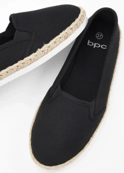 Clearance Espadrilles in Bast-Optik Damen Strandmode|Slipper & Halbschuhe