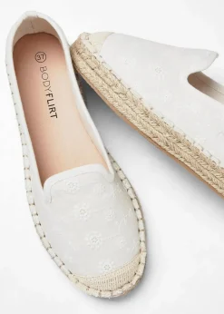 New Espadrilles mit Stickerei Damen Slipper & Halbschuhe|Sommerschuhe