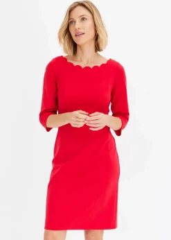 Damen bonprix Kleider|Bekleidung·Pullover & Strickjacken|Etuikleid aus Punto di Roma