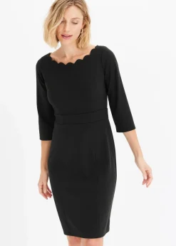 Hot Etuikleid aus Punto di Roma Damen Kleider|Bekleidung·Pullover & Strickjacken