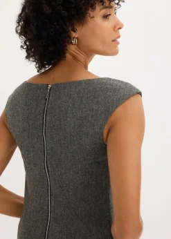 Damen bonprix Bekleidung·Pullover & Strickjacken|Kleider|Etuikleid in Tweedoptik