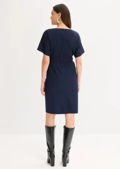 Damen bonprix Bekleidung·Pullover & Strickjacken|Kleider|Etuikleid mit Flügelärmeln