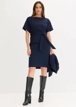 Damen bonprix Bekleidung·Pullover & Strickjacken|Kleider|Etuikleid mit Flügelärmeln