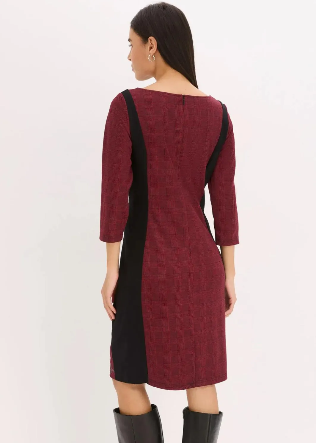 Damen bonprix Kleider|Bekleidung·Pullover & Strickjacken|Etuikleid mit Paillettenstickerei