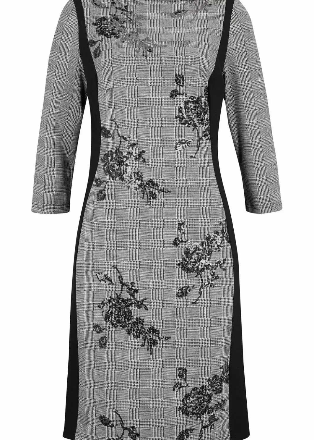 Damen bonprix Bekleidung·Pullover & Strickjacken|Kleider|Etuikleid mit Paillettenstickerei