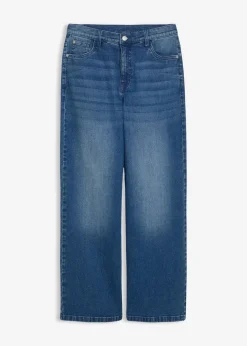 Extra Loose Fit Stretch-Jeans mit verstellbarem Bund, Straight Kinder Jungen 9-16 Jahre·Jeans
