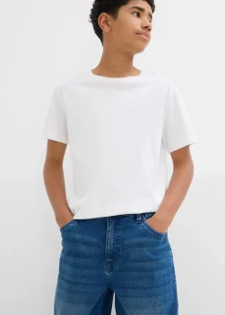 Extra Loose Fit Stretch-Jeans mit verstellbarem Bund, Straight Kinder Jungen 9-16 Jahre·Jeans