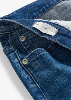 Extra Loose Fit Stretch-Jeans mit verstellbarem Bund, Straight Kinder Jungen 9-16 Jahre·Jeans