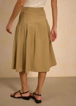 Damen bonprix Bekleidung·Sportbekleidung|Röcke|Faltenrock aus softem Viskosemix