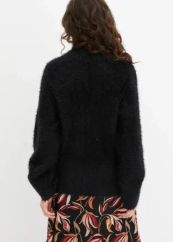 Online Federgarn-Pullover mit weiten Ärmeln, Boxy-Fit Damen Bekleidung·Umstandsmode|Pullover & Strickjacken