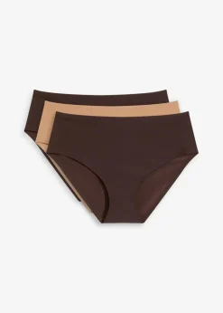 Damen bonprix Höschen|Seamless|Feel Comfort Nahtlose Panty (3er Pack)