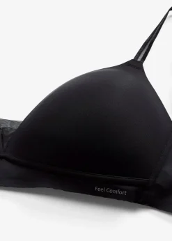 Sale Feel Comfort Schalen-BH ohne Bügel ​mit Mesheinsatz Damen Bhs|Seamless