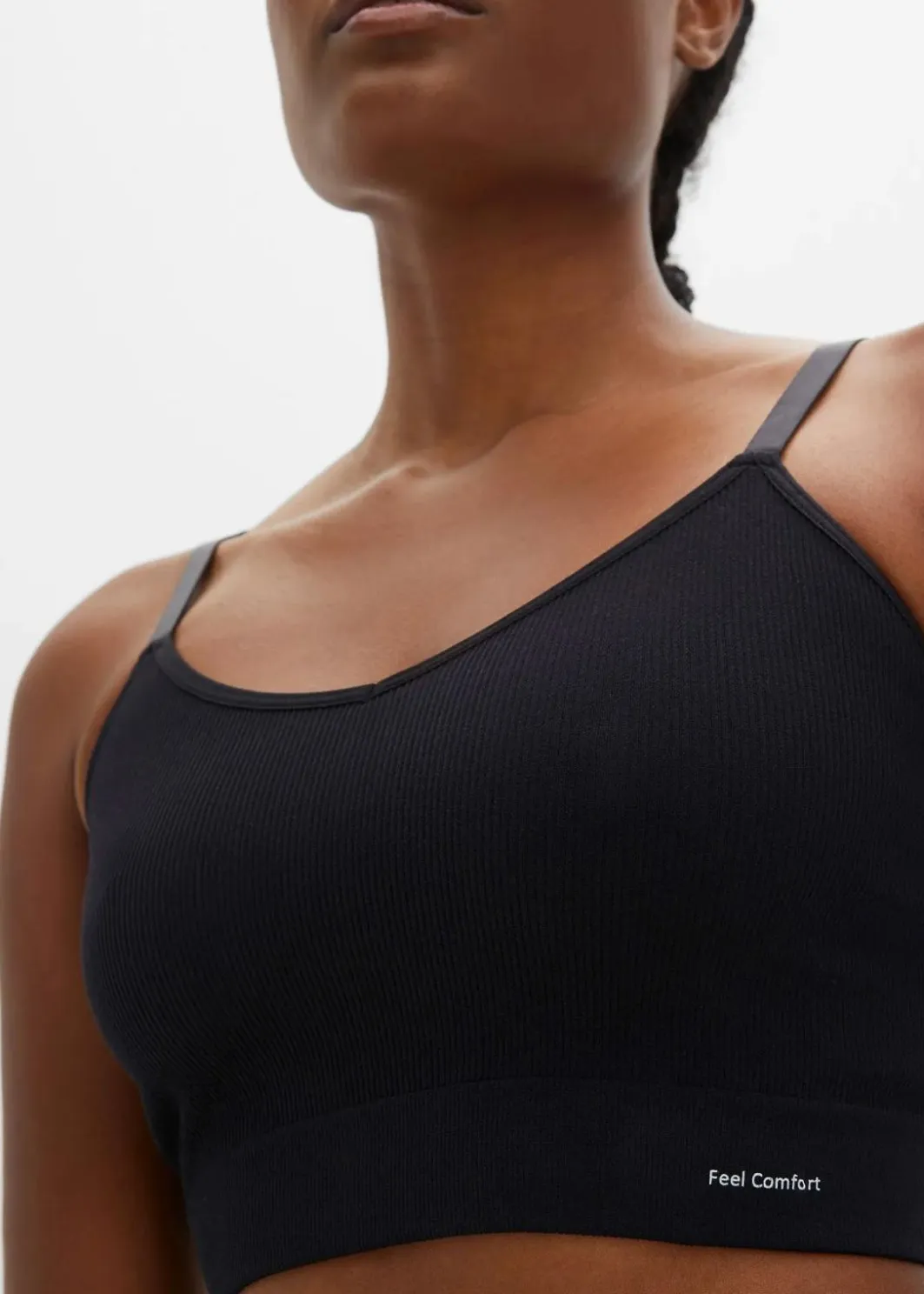 Sale Feel Comfort Seamless Bustier gerippt Damen Nachhaltigere Materialien|Seamless