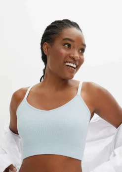 Damen bonprix Nachhaltigere Materialien|Bhs|Feel Comfort Seamless Bustier gerippt