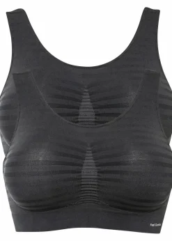 Damen bonprix Wäsche·Basics|Wäsche·Bhs|Feel Comfort Seamless Bustier (2er Pack)