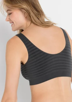 Damen bonprix Wäsche·Basics|Wäsche·Bhs|Feel Comfort Seamless Bustier (2er Pack)