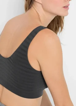Damen bonprix Wäsche·Basics|Wäsche·Bhs|Feel Comfort Seamless Bustier (2er Pack)