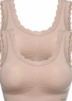 Damen bonprix Bhs|Basics|Feel Comfort Seamless Bustier (2er Pack)