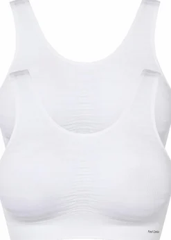 Damen bonprix Nachhaltigere Materialien|Bhs|Feel Comfort Seamless Bustier (2er Pack)