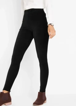 Damen bonprix Bekleidung·Kleider|Hosen|Feincord-Leggings mit breitem Komfortbund