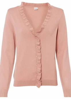 Damen bonprix Pullover & Strickjacken|Strickmode|Feinstrickjacke aus fließendem Viskose-Mix